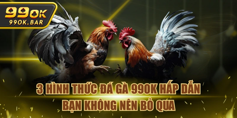 3 Hình Thức Đá Gà 99OK Hấp Dẫn Bạn Không Nên Bỏ Qua