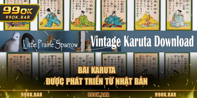 Bài Karuta được phát triển từ Nhật Bản